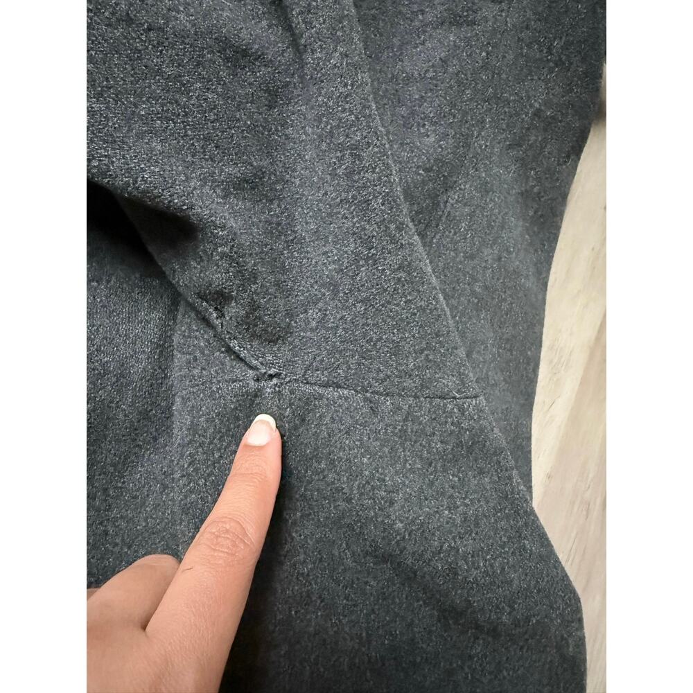 Eileen Fisher Boiled 100% Wool Jacket Gray Size L - Picture 9 of 11